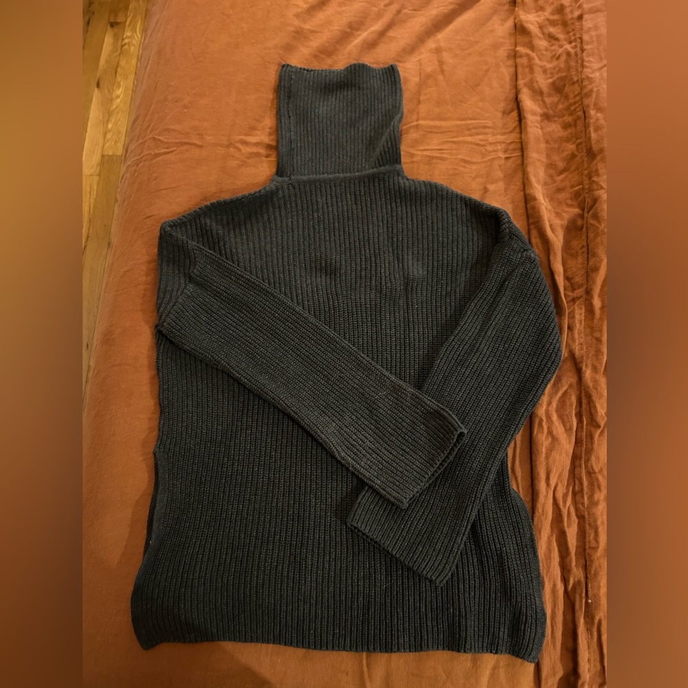 Pact Fisherman Turtleneck Tunic Sweater Organic Cotton